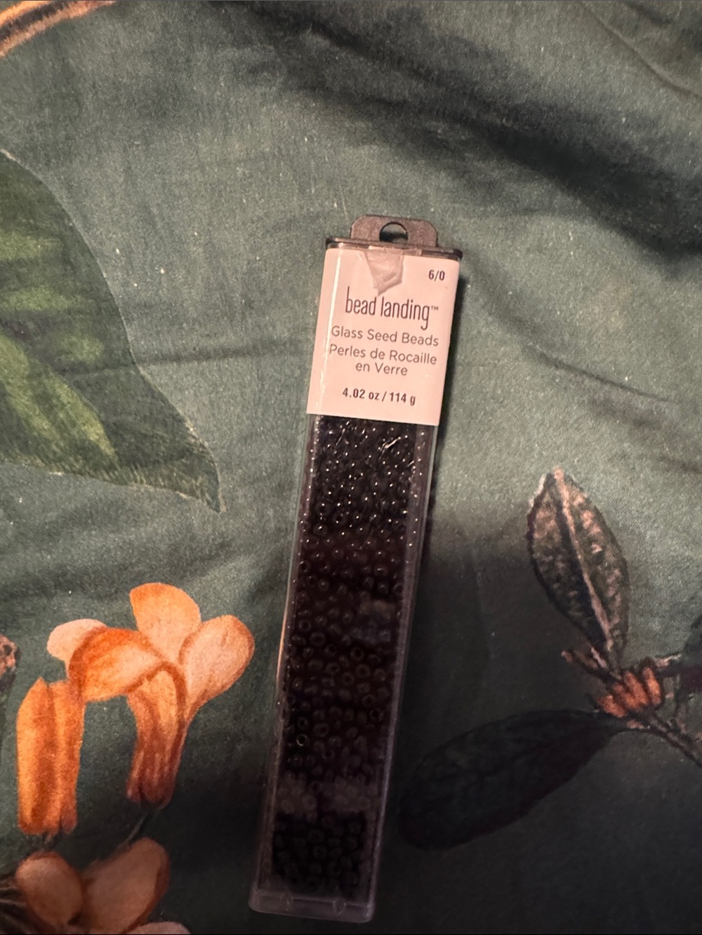 Michaels Bead Landing Glass Seed Beads - Black